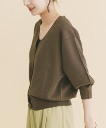 ITEMS URBANRESEARCH | Vネックハーフスリーブニットカーディガン(カーディガン/ボレロ)