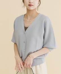 ITEMS URBANRESEARCH | Vネックハーフスリーブニットカーディガン(カーディガン/ボレロ)