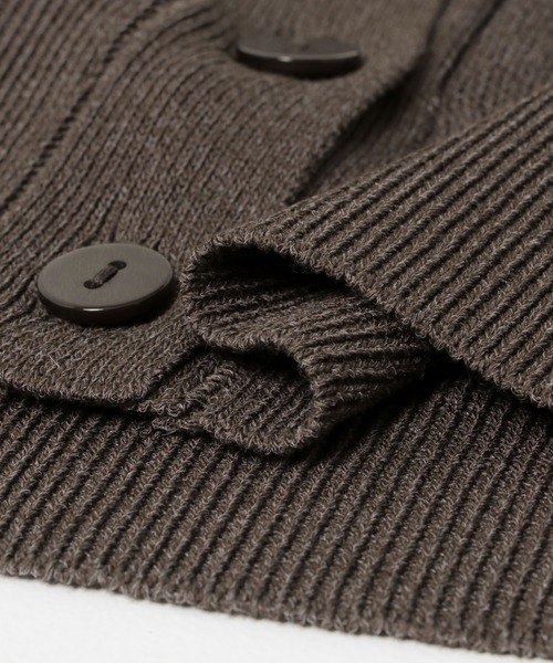 ITEMS URBANRESEARCH（アイテムズ アーバンリサーチ）の「Vネックハーフスリーブニットカーディガン（カーディガン/ボレロ・レディース・シルバー/ブラウン/イエロー系その他・FREE）」の15枚目の写真