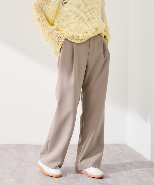 FRAMeWORK（フレームワーク）の「ライトダブルクロスイージースラックス（スラックス・レディース・ブラック/アイボリー/ベージュ・38/40/36）」の22枚目の写真