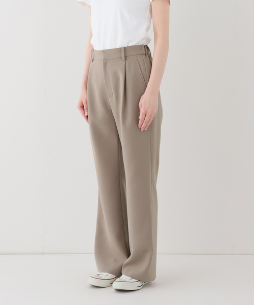 FRAMeWORK（フレームワーク）の「ライトダブルクロスイージースラックス（スラックス・レディース・ブラック/アイボリー/ベージュ・38/40/36）」の6枚目の写真