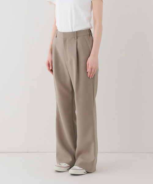 FRAMeWORK（フレームワーク）の「ライトダブルクロスイージースラックス（スラックス・レディース・ブラック/アイボリー/ベージュ・38/40/36）」の7枚目の写真