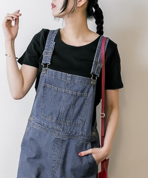 RCD(アールシーディー)の「UネックコンパクトコットンTシャツ(Tシャツ/カットソー・レディース・グレイッシュベージュ/ブラック/オフホワイト/カーキ・LL/L/M)」の7枚目の写真
