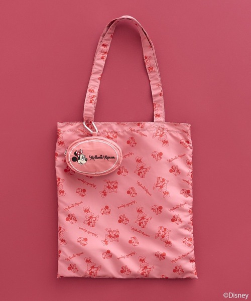 Disney(ディズニー)の「Disney/アソートポーチ付きエコバッグ(トートバッグ・レディース・グリーン/チャコールグレー/ブラウン/ピンク/ライトブルー/ラベンダー・FREE)」の6枚目の写真