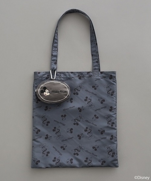 Disney(ディズニー)の「Disney/アソートポーチ付きエコバッグ(トートバッグ・レディース・グリーン/チャコールグレー/ブラウン/ピンク/ライトブルー/ラベンダー・FREE)」の1枚目の写真