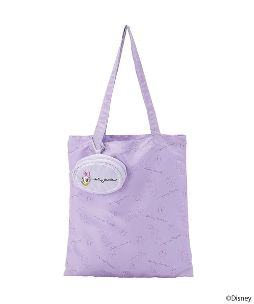 Disney(ディズニー)の「Disney/アソートポーチ付きエコバッグ(トートバッグ・レディース・グリーン/チャコールグレー/ブラウン/ピンク/ライトブルー/ラベンダー・FREE)」の15枚目の写真