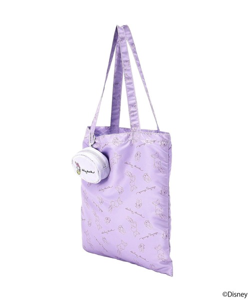 Disney(ディズニー)の「Disney/アソートポーチ付きエコバッグ(トートバッグ・レディース・グリーン/チャコールグレー/ブラウン/ピンク/ライトブルー/ラベンダー・FREE)」の9枚目の写真