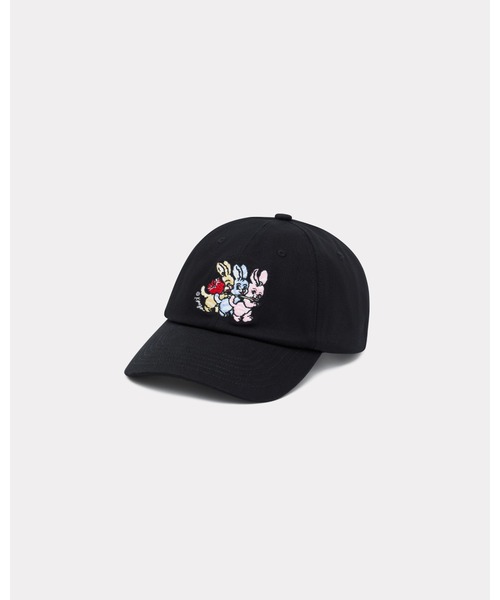 KENZO(ケンゾー)の「'KENZO Cartoon' エンブロイダリー コットン キャップ(キャップ・メンズ・ブラック系その他・ONE SIZE)」の1枚目の写真