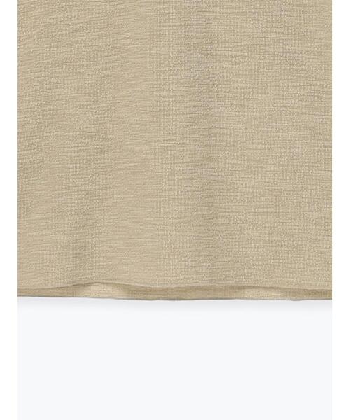 Te chichi(テチチ)の「スラブ天竺プルオーバー(Tシャツ/カットソー・レディース・チャコールグレー/オフホワイト/オリーブ・F)」の8枚目の写真