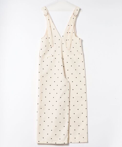 coca(coca)(コカ)の「ドットVネックオールインワン(つなぎ/オールインワン・レディース・ブラック/アイボリー・L/M)」の21枚目の写真