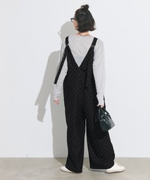 coca（coca）（コカ）の「ドットVネックオールインワン（つなぎ/オールインワン）」