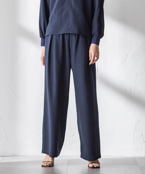 MAYSON GREY（メイソングレイ）の「【一瞬で楽とキレイを叶える】タンブラーオックスイージーワイドパンツ≪手洗い可能≫（その他パンツ・レディース・ピンク/ライトグレー/ネイビー・M）」の16枚目の写真