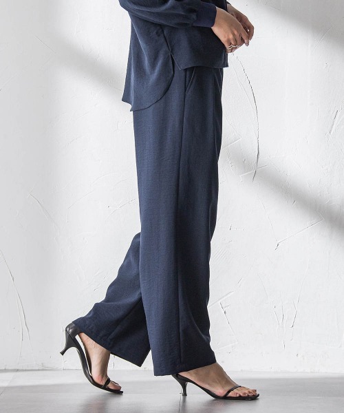 MAYSON GREY（メイソングレイ）の「【一瞬で楽とキレイを叶える】タンブラーオックスイージーワイドパンツ≪手洗い可能≫（その他パンツ・レディース・ピンク/ライトグレー/ネイビー・M）」の17枚目の写真