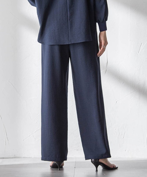 MAYSON GREY（メイソングレイ）の「【一瞬で楽とキレイを叶える】タンブラーオックスイージーワイドパンツ≪手洗い可能≫（その他パンツ・レディース・ピンク/ライトグレー/ネイビー・M）」の18枚目の写真