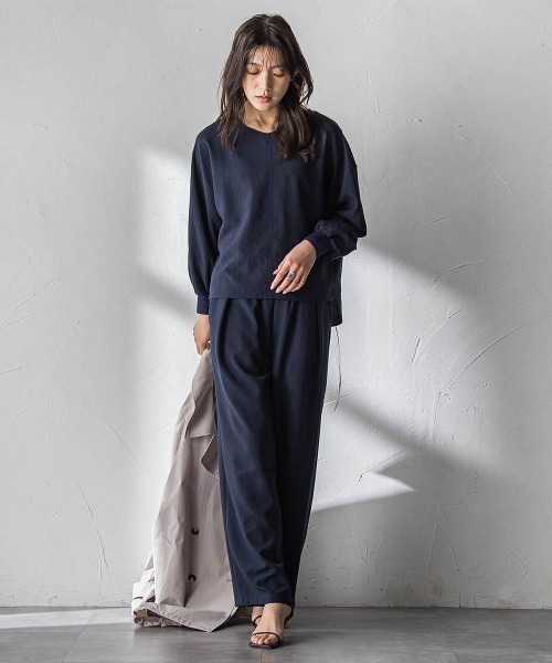 MAYSON GREY（メイソングレイ）の「【一瞬で楽とキレイを叶える】タンブラーオックスイージーワイドパンツ≪手洗い可能≫（その他パンツ・レディース・ピンク/ライトグレー/ネイビー・M）」の21枚目の写真