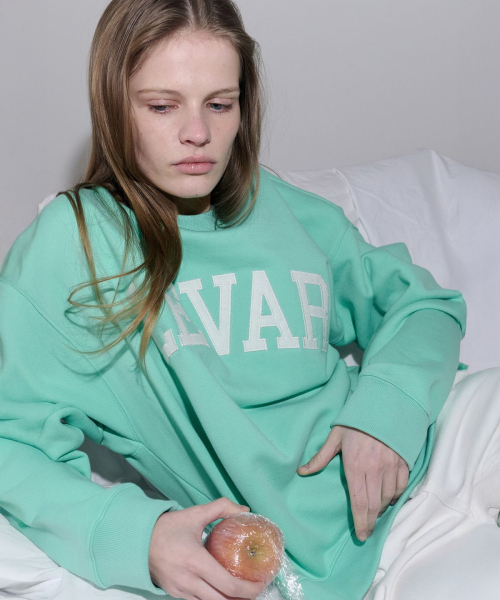 LEVAR(レバー)の「Levar Crewneck Sweatshirt - Apple Green(スウェット・レディース・その他・FREE)」の2枚目の写真