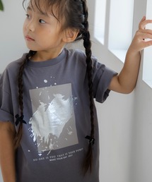 MAKE YOUR DAY（メイクユアデイ）の「フォイルアート半袖Tシャツ■80～140cm（Tシャツ/カットソー）」