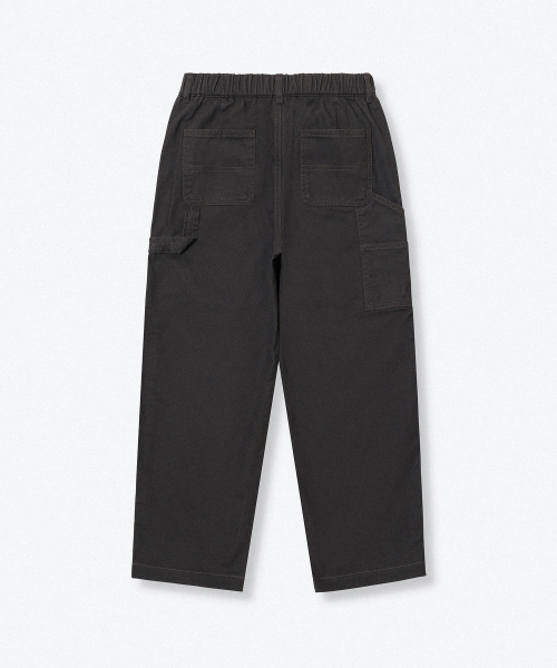 MUSINSA STANDARD KIDS（ムシンサスタンダードキッズ）の「ダブルニーバンディングカーペンターパンツ [ダークグレー]（その他パンツ・レディース・その他・100/110/120/130/140/150/160）」の4枚目の写真