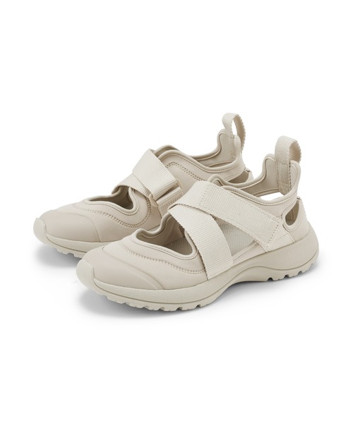 無印良品（ムジルシリョウヒン）の「スニーカーサンダル（サンダル・メンズ・サンドベージュ/ブラック・23.0cm/24.0cm/25.0cm/26.0cm/27.0cm/28.0cm）」の2枚目の写真