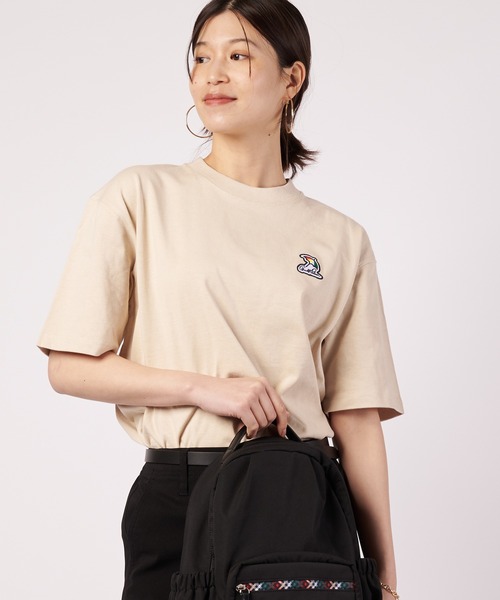 Arnold Palmer（アーノルドパーマー）の「ヘビーウエイト 天竺 シェア 半袖Tシャツ（Tシャツ/カットソー・レディース・ベージュ/ブラック/ピンク/ホワイト・M/S/XS/LL/L）」の3枚目の写真