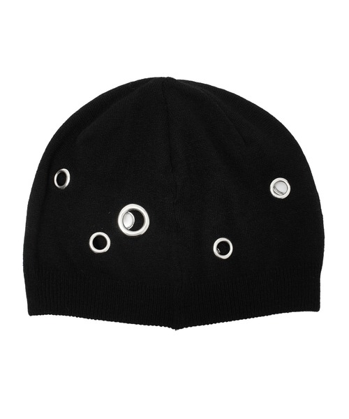 X-girl(エックスガール)の「EYELET BEANIE(ニットキャップ/ビーニー・レディース・ブラック/アッシュ・ONE SIZE)」の15枚目の写真