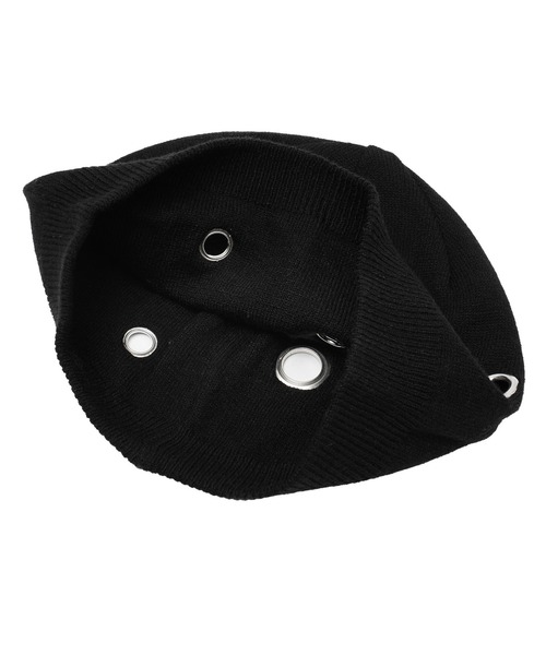 X-girl(エックスガール)の「EYELET BEANIE(ニットキャップ/ビーニー・レディース・ブラック/アッシュ・ONE SIZE)」の17枚目の写真