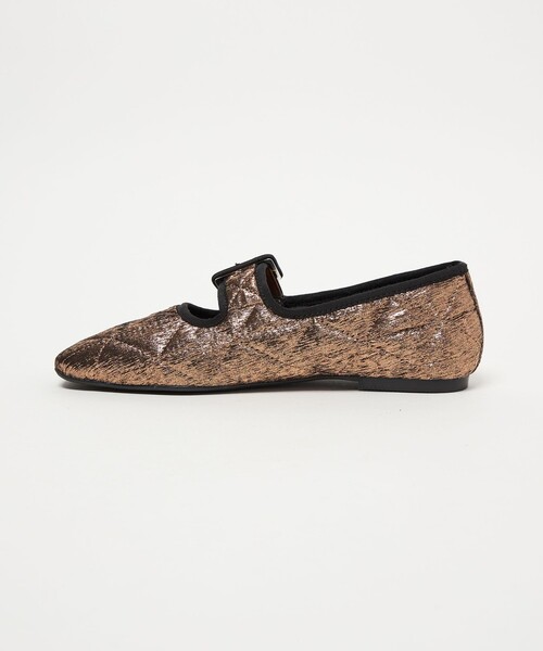 SY UNITED ARROWS(シーユナイテッドアローズ)の「<SY>ソフトメリージェーンMT フラット10↑(バレエシューズ・レディース・シルバー/ゴールド・22cm/22.5cm/23cm/23.5cm/24cm/24.5cm/25cm)」の2枚目の写真