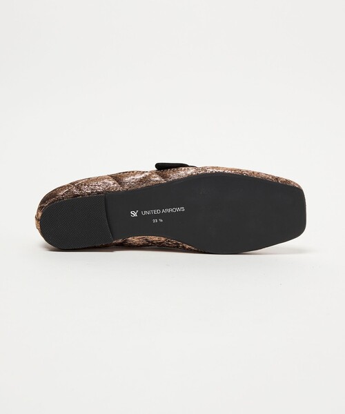 SY UNITED ARROWS(シーユナイテッドアローズ)の「<SY>ソフトメリージェーンMT フラット10↑(バレエシューズ・レディース・シルバー/ゴールド・22cm/22.5cm/23cm/23.5cm/24cm/24.5cm/25cm)」の7枚目の写真
