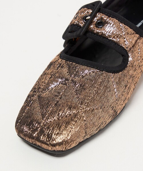 SY UNITED ARROWS(シーユナイテッドアローズ)の「<SY>ソフトメリージェーンMT フラット10↑(バレエシューズ・レディース・シルバー/ゴールド・22cm/22.5cm/23cm/23.5cm/24cm/24.5cm/25cm)」の9枚目の写真