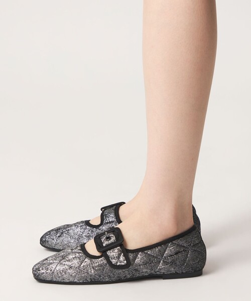 SY UNITED ARROWS(シーユナイテッドアローズ)の「<SY>ソフトメリージェーンMT フラット10↑(バレエシューズ・レディース・シルバー/ゴールド・22cm/22.5cm/23cm/23.5cm/24cm/24.5cm/25cm)」の14枚目の写真
