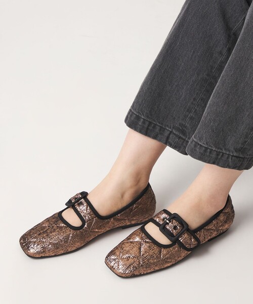 SY UNITED ARROWS(シーユナイテッドアローズ)の「<SY>ソフトメリージェーンMT フラット10↑(バレエシューズ・レディース・シルバー/ゴールド・22cm/22.5cm/23cm/23.5cm/24cm/24.5cm/25cm)」の15枚目の写真