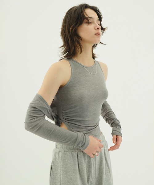 MANY CONVERTIBLE CUT TOPS（Tシャツ/カットソー）｜CLANE（クラネ）の