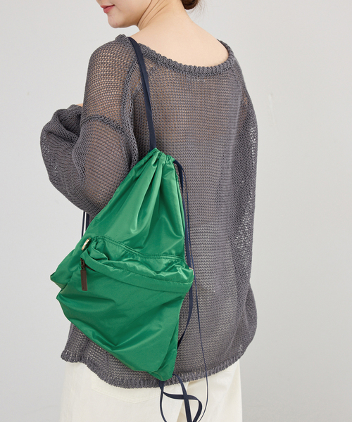 IENA（イエナ）の「NOMADIS/ノマディス LATT BAG バッグ 26SS-N222-0（バックパック/リュック・レディース・グリーン/キャメル/ブラック・FREE）」の2枚目の写真