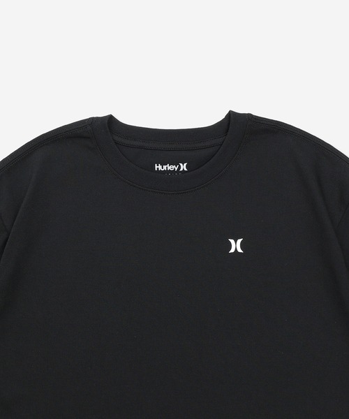 Hurley (ハーレー)の「【Hurley:ハーレー】レディースクロップ丈デザインTシャツ 吸汗速乾 ICON SHORTSLEEVE CROPPED TEE(Tシャツ/カットソー・レディース・ライトブルー/ブルーグレー/ホワイト/ブラック・MEDIUM/SMALL/LARGE)」の9枚目の写真