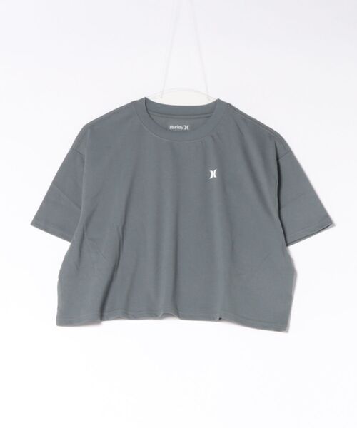 Hurley (ハーレー)の「【Hurley:ハーレー】レディースクロップ丈デザインTシャツ 吸汗速乾 ICON SHORTSLEEVE CROPPED TEE(Tシャツ/カットソー・レディース・ライトブルー/ブルーグレー/ホワイト/ブラック・MEDIUM/SMALL/LARGE)」の20枚目の写真