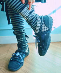 TUOMIO（トゥオミオ）の「MEMENTO PATCHWORK SNEAKERS [NAVY]（スニーカー）」