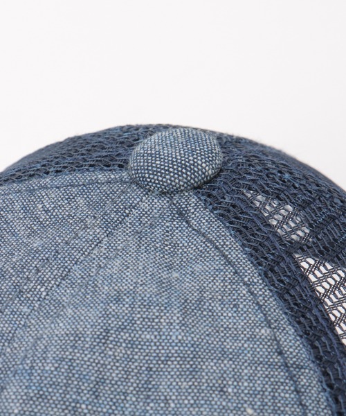 ikka（イッカ）の「リネンライク刺繍ロゴメッシュキャップ（キャップ・キッズ・ライトグリーン/ダークグレー/ネイビー・FREE）」の10枚目の写真
