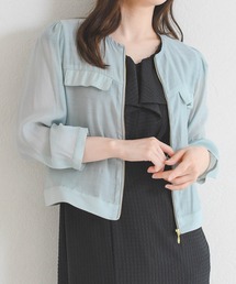 MISCH MASCH（ミッシュマッシュ）の「2026春夏新作 ノーカラーシアーブルゾン（ブルゾン）」