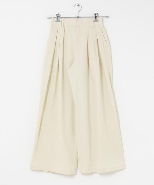 KBF（ケイビーエフ）の「タックデザインツイルパンツ（その他パンツ・レディース・ブラック/アイボリー/ブラウン・ONE）」の17枚目の写真