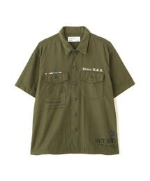 AGED-LOOK S/S UTILITY SHIRT / エイジド ルック ショートスリーブ ユーティリティ シャツ / AVIREX / アヴィレックス