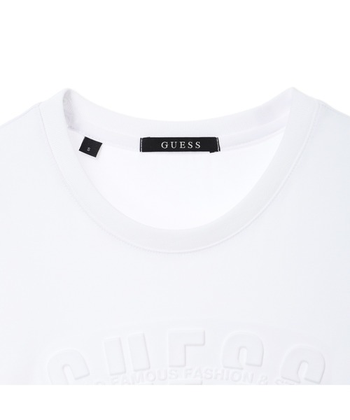 Guess（ゲス）の「MEN'S S/SLV TEE SHIRT Tシャツ ロゴTシャツ（Tシャツ/カットソー・メンズ・ブラック/ホワイト・X-LARGE/LARGE/MEDIUM/SMALL）」の4枚目の写真