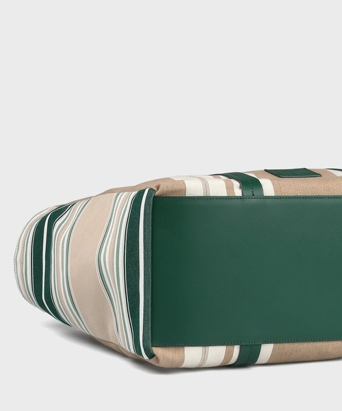 Paul Smith（ポールスミス）の「ウーブンストライプ トートバッグ【363004 N251T】（トートバッグ・メンズ・グリーン/ネイビー・FREE）」の8枚目の写真