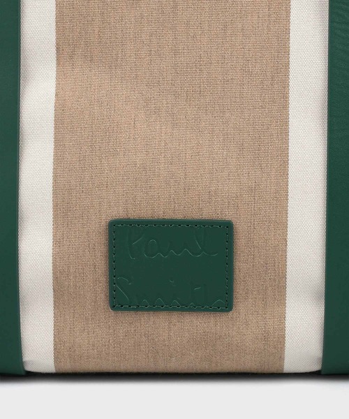 Paul Smith（ポールスミス）の「ウーブンストライプ トートバッグ【363004 N251T】（トートバッグ・メンズ・グリーン/ネイビー・FREE）」の9枚目の写真