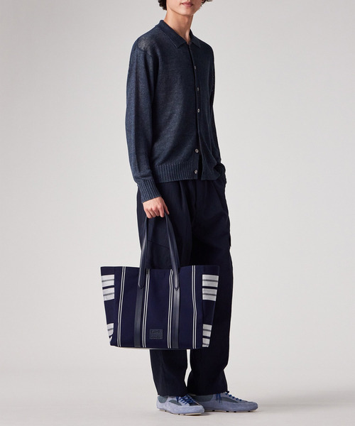 Paul Smith(ポールスミス)の「ウーブンストライプ トートバッグ【363004 N251T】(トートバッグ・メンズ・グリーン/ネイビー・FREE)」の12枚目の写真