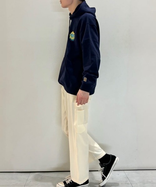 BACK NUMBER（バックナンバー）の「【BACK NUMBER】ダックライクパンツ (ワイドシルエット / リラックス感 / 軽やか / 大人カジュアル)（その他パンツ・メンズ・ブラック/ホワイト/ブラウン・M/S/XL/L）」の6枚目の写真