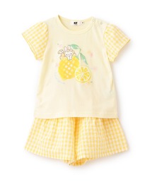 KP（ケーピー）の「天竺×先染チェック 上下セット（Tシャツ/カットソー）」