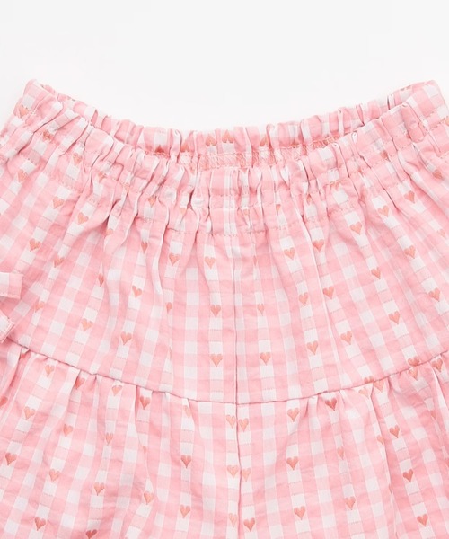 KP（ケーピー）の「天竺×先染チェック 上下セット（Tシャツ/カットソー・キッズ・イエロー/レッド/ピンク・100cm/110cm/120cm/130cm/140cm/80ｃｍ/90cm）」の10枚目の写真