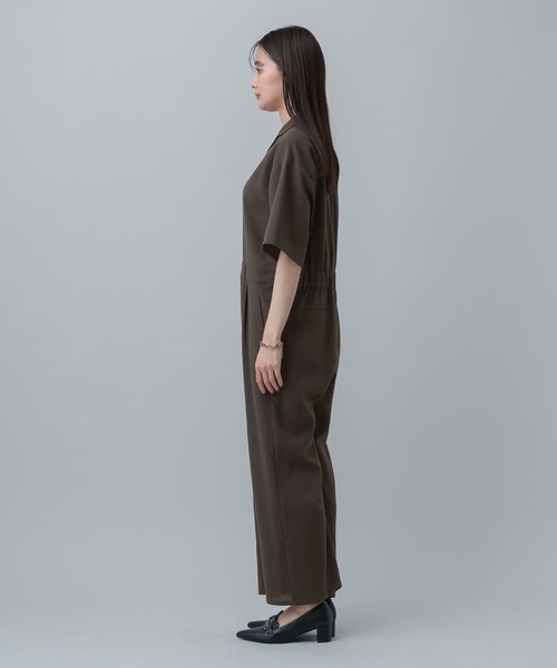 GLOBAL WORK(グローバルワーク)の「MATINEE LINE/リネンライク/オールインワン/646656(つなぎ/オールインワン・レディース・ベージュ/チェック/ブラウン系その他・MEDIUM/LARGE)」の20枚目の写真