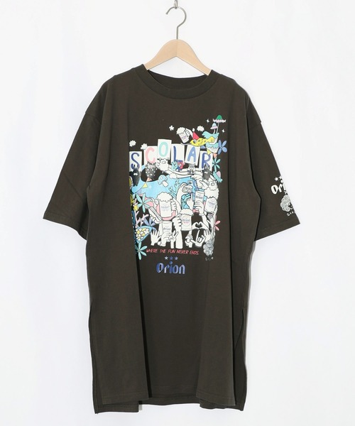 ScoLar（スカラー）の「161678：orion×ScoLar ハンズアップチュニック（チュニック・レディース・パープル/チャコールグレー/オフホワイト・M）」の16枚目の写真