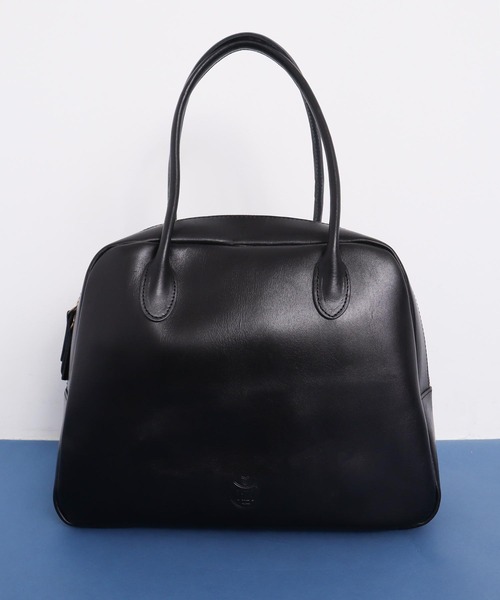 I am I in fact...(アイアムアイインファクト)の「_MOSS BOSTON BAG <Large>(ボストンバッグ・レディース・ブラック・FREE)」の1枚目の写真